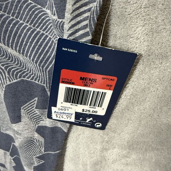 NWT NIKE Shirt L Gray Red White MOVING MOUNTAINS Graphic Spellout Tee Swoosh - Picture 3 of 10